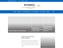 Tablet Screenshot of businesseurope.org